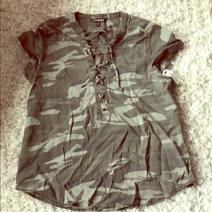 Like New Express Camo shirt